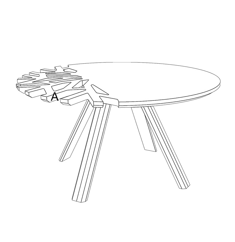 table canopee filaire
