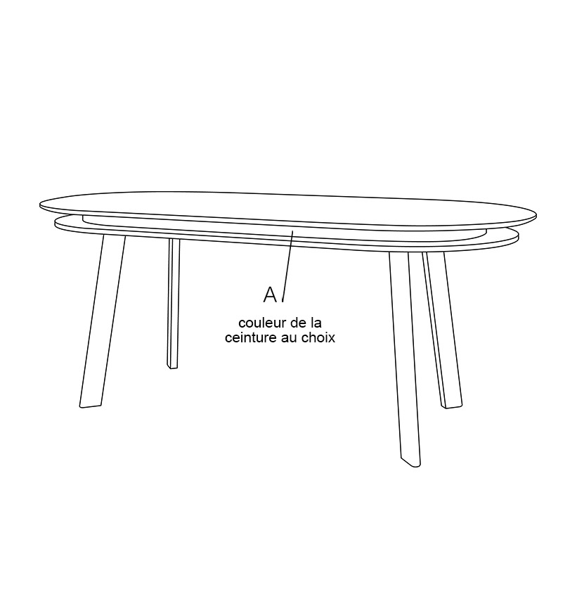 table à manger parati personnalisable
