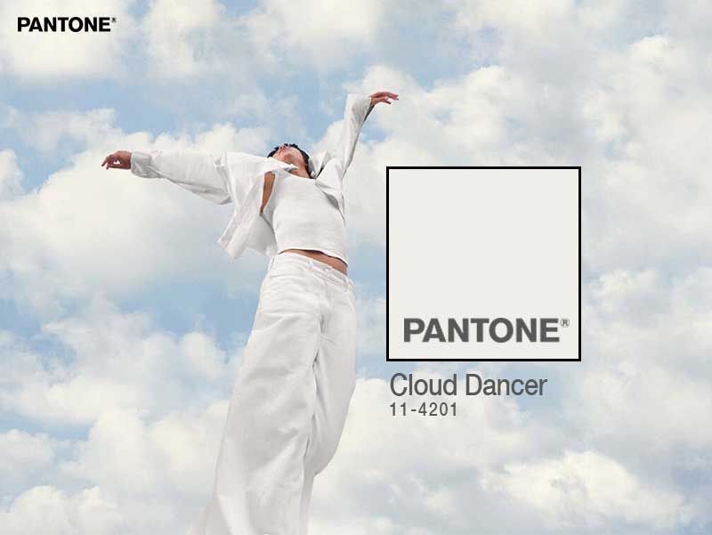 La couleur Pantone 2026 : Cloud Dancer, un blanc noble et apaisant