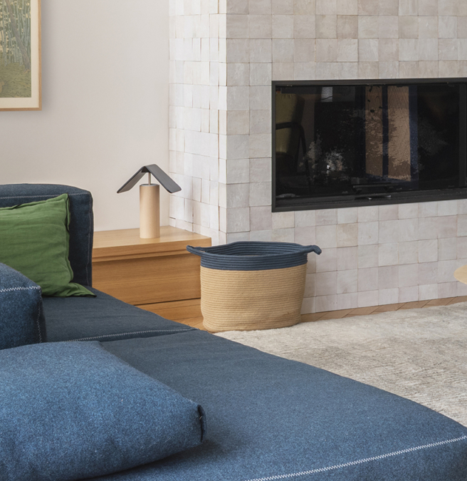 Une décoration de cheminée tendance