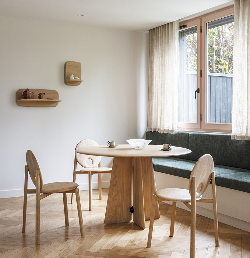 sejour table de repas ronde farfalla
